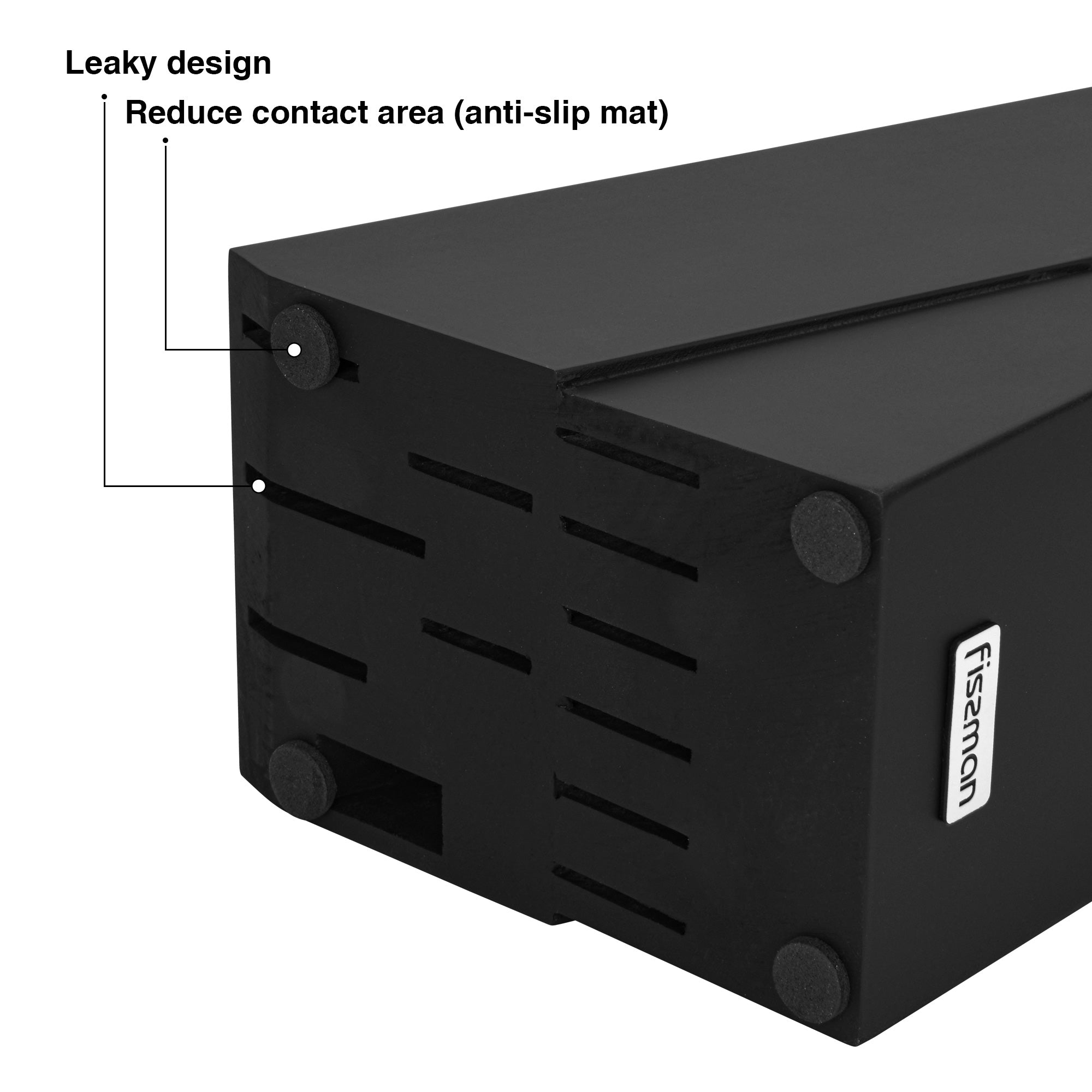 Fissman 13-Piece Knife Set Yasumoto with Wooden Block X30Cr13 Steel