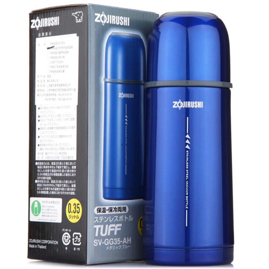 Zojirushi Stainless Steel Vacuum Insulated Bottle with Cup, SV-GG35 - Cookette
