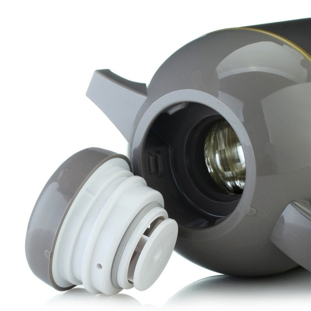 Zojirushi Glass Liner Handy Pot AGYE-10/13/16/19 – Insulated Hot & Cold Beverage Server, Leak-Proof Push-Button, Durable Japanese Quality