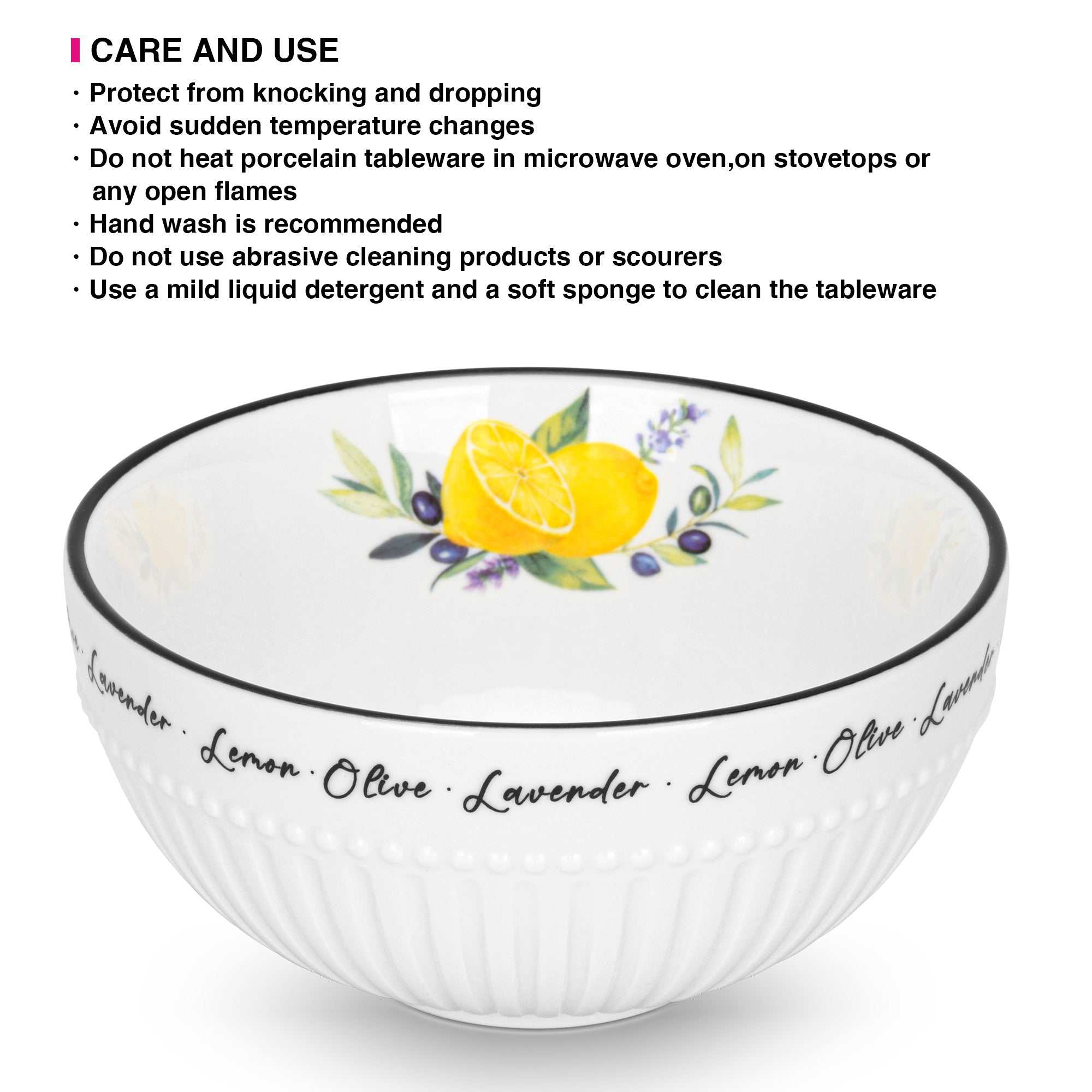 Fissman Set of 2 bowls PROVENCE 12 cm (porcelain)