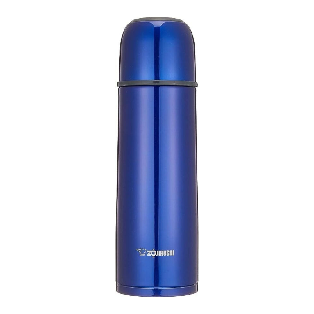 Zojirushi Stainless Steel Vacuum Insulated Bottle with Cup, Blue, SV-GR 0.35L/0.50L