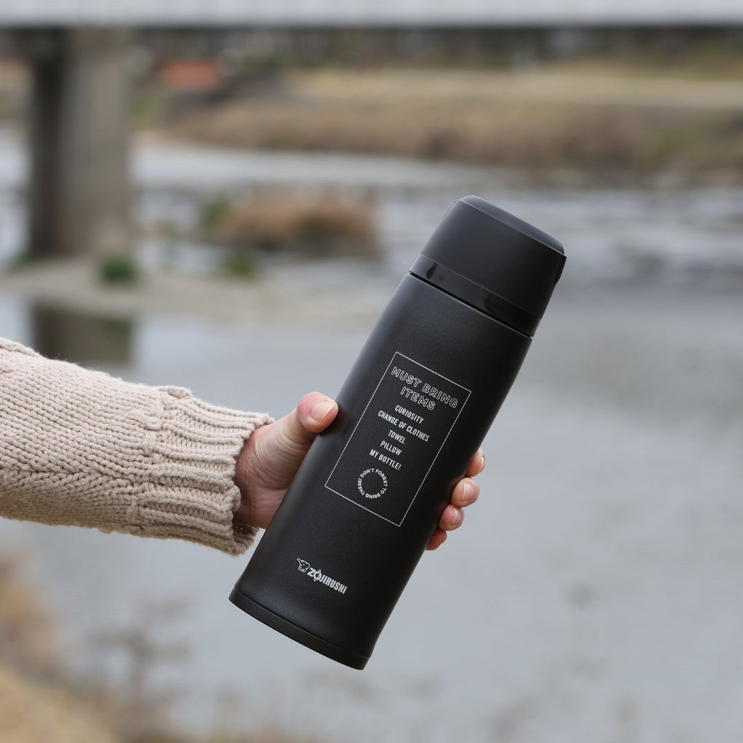 Zojirushi Stainless Steel Vacuum Insulated Bottle with Cup, SJ-JS 0.82L/1.0L - Cookette