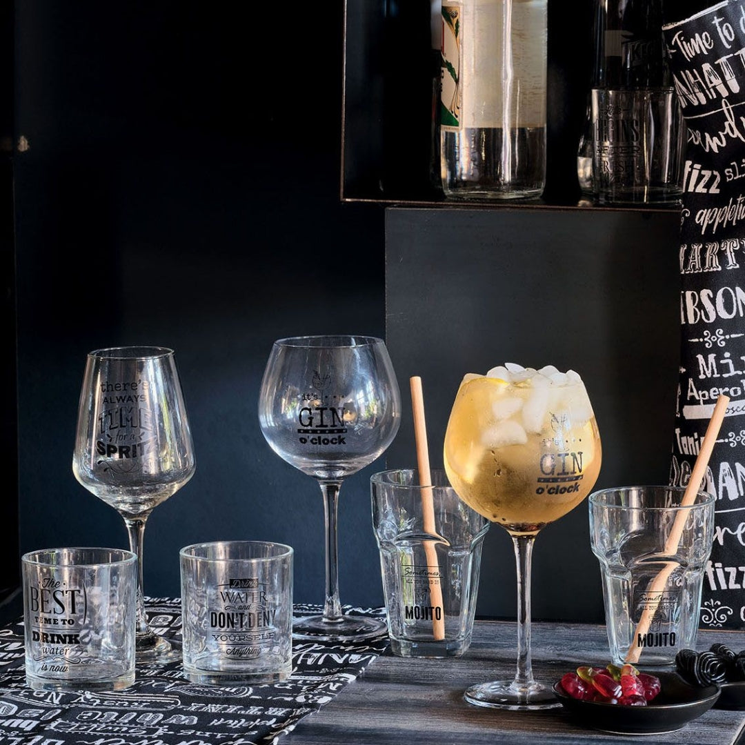 Tognana Sets 2 Gin Tonic Goblets Cc 420 - Let'S Party Gin Tonic - Cookette