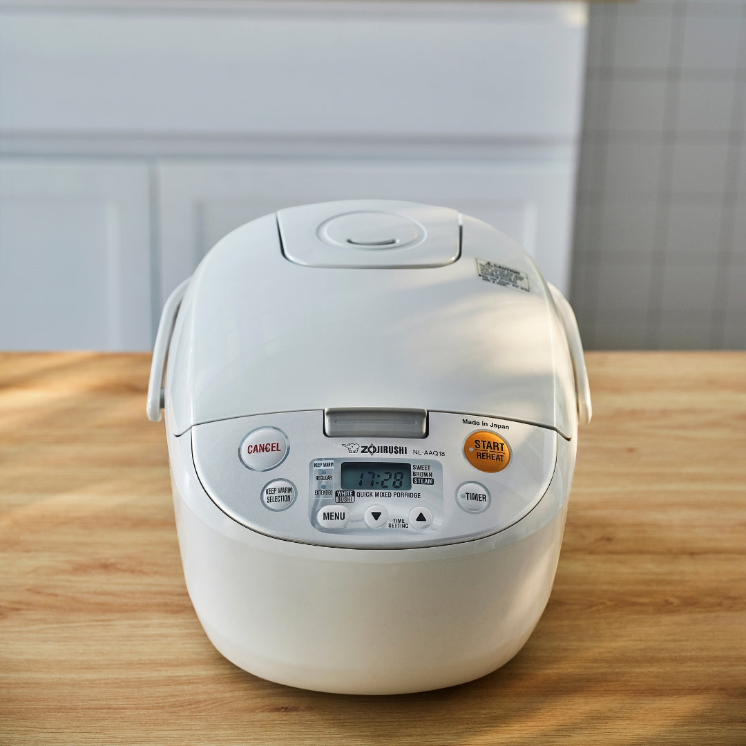 Zojirushi NL-AAQ10/18 Micom Rice Cooker & Warmer – Non-Stick, Durable, Multi-Menu Cooking