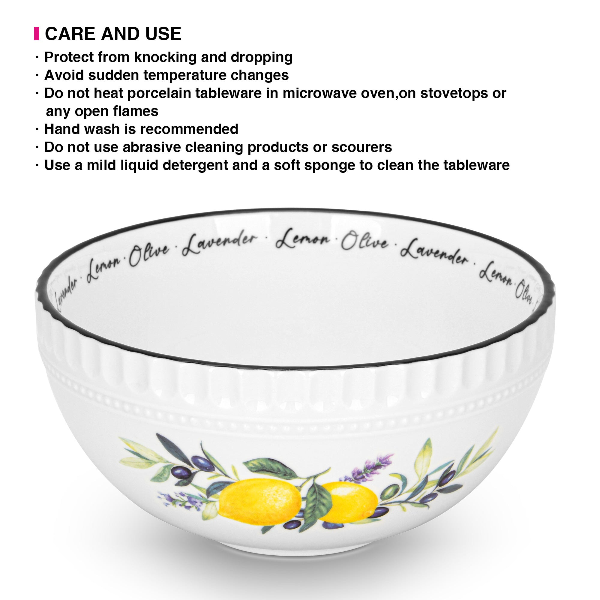 Fissman Set of 2 bowls PROVENCE 16 cm (porcelain)