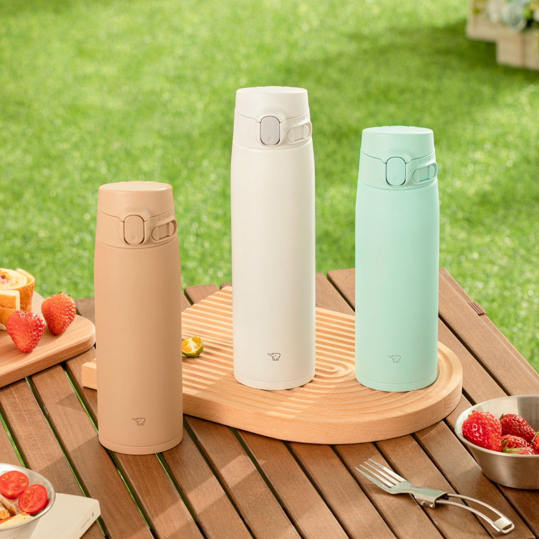 Zojirushi One Touch Stainless Insulated Steel Vacuum Bottle, SM-VA 0.6L/0.72L - Cookette