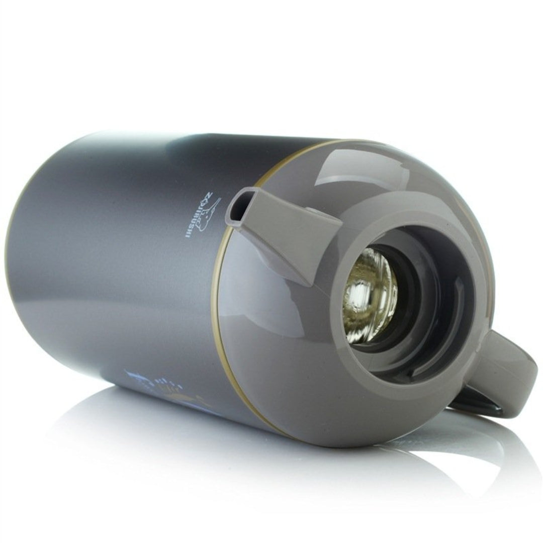 Zojirushi Glass Liner Handy Pot AGYE-10/13/16/19 – Insulated Hot & Cold Beverage Server, Leak-Proof Push-Button, Durable Japanese Quality