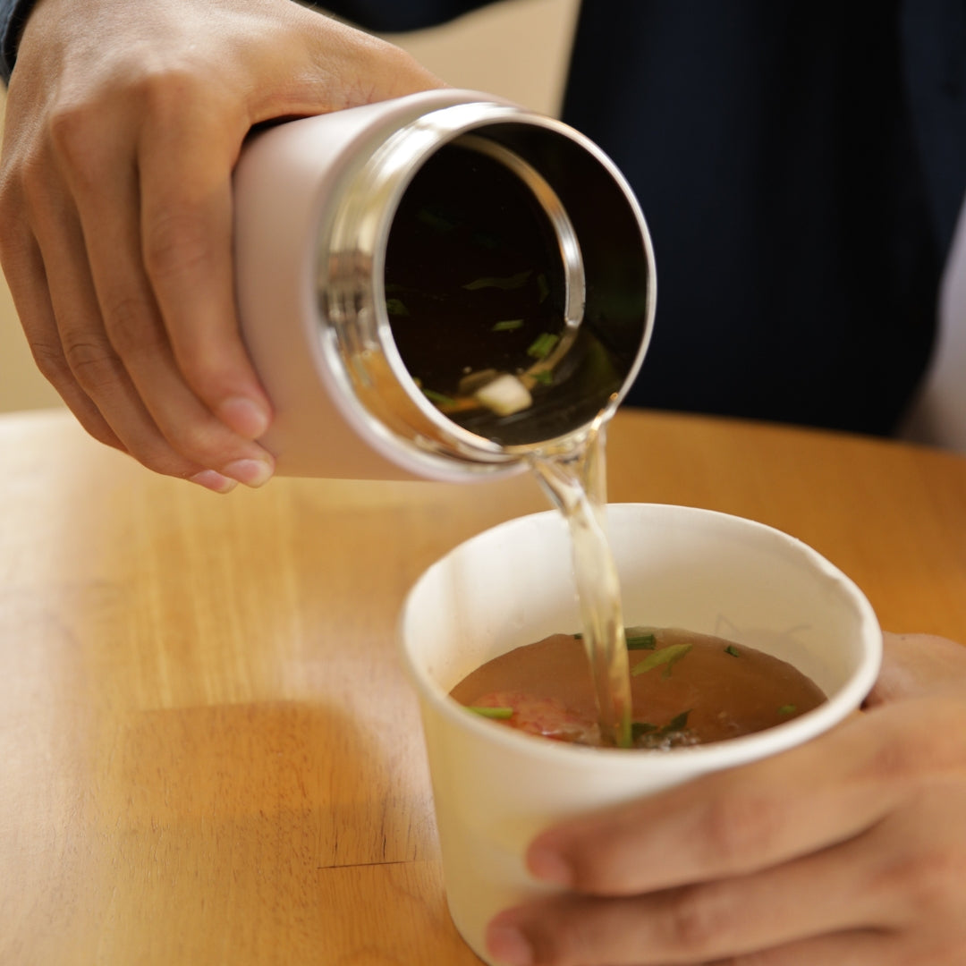 Zojirushi Stainless Steel Vacuum Insulated Food Jar, SW-KA 0.3L/0.4L/0.52L/0.75L - Cookette