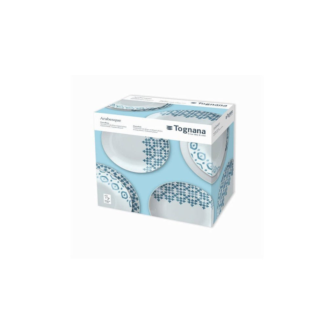 Tognana Table Set - 18 Pcs Madison Arabesque