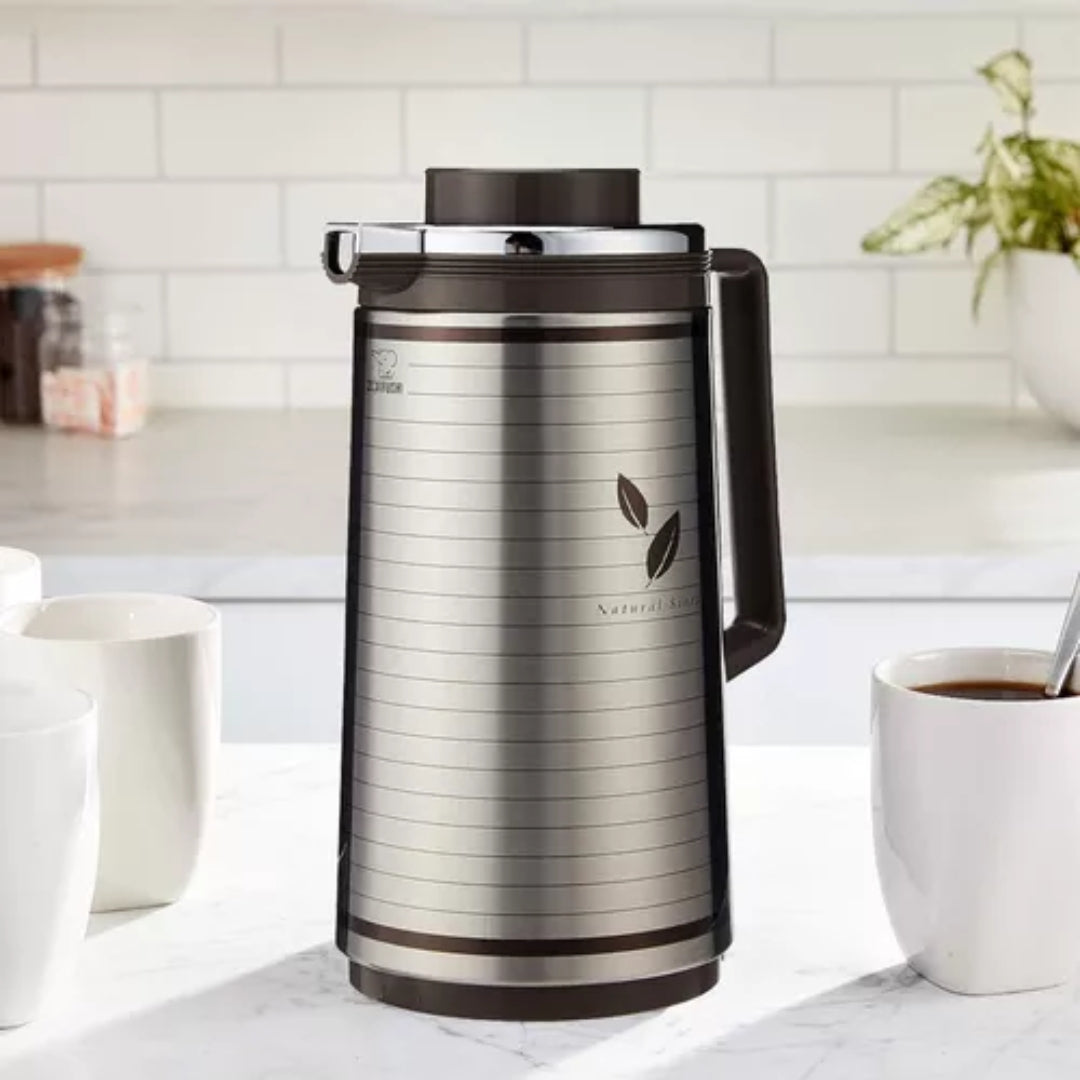 Zojirushi Vacuum Insulated Stainless Steel Handy Pot, SLE -E 1.0L/1.3L/1.6L/1.9L