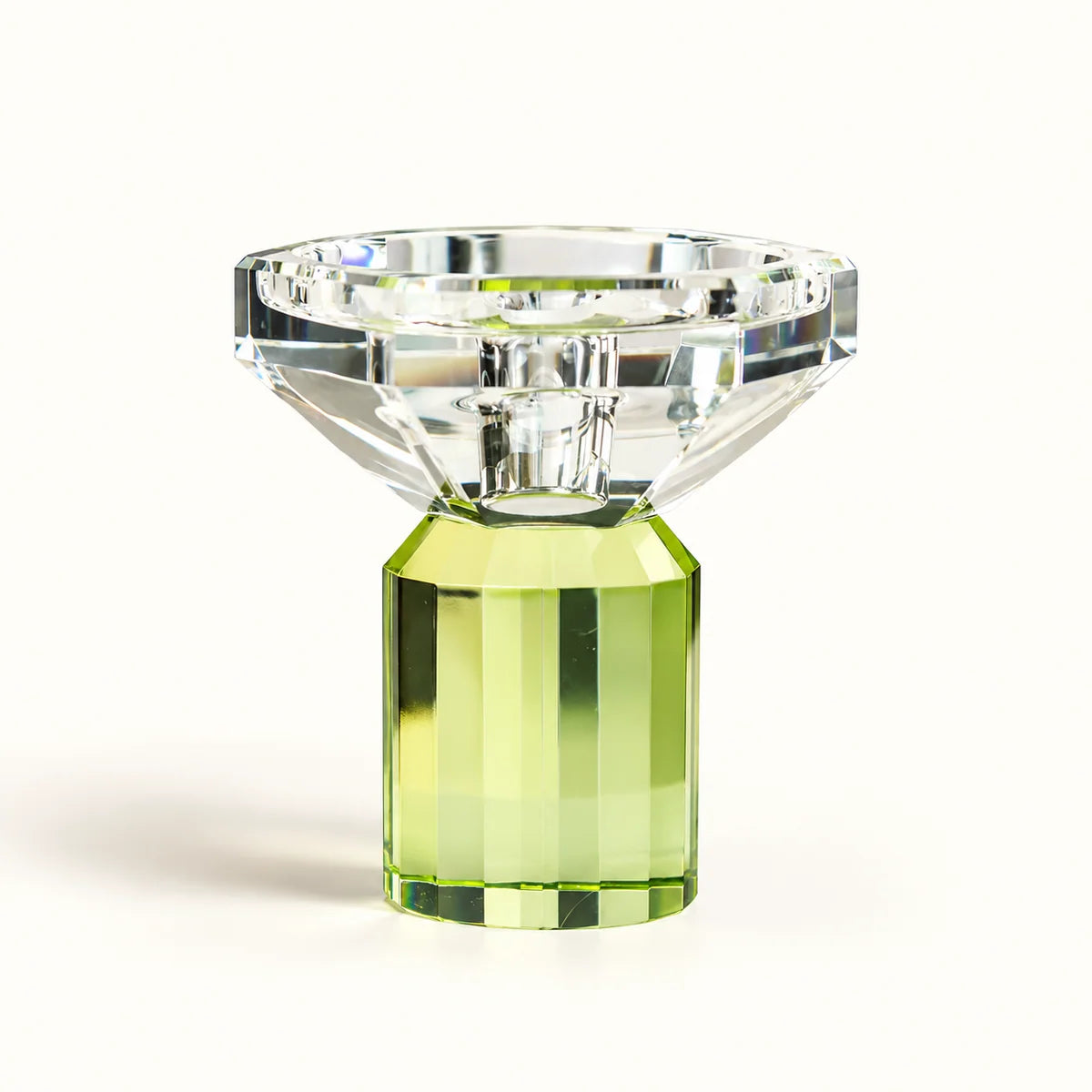 Touche Deco Iris Candle Holder - Lime Lumina Collection
