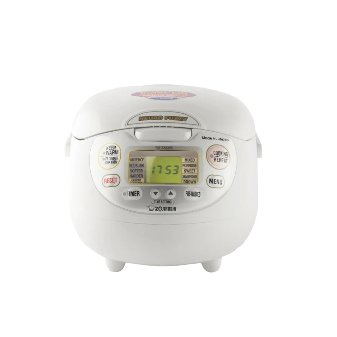 Zojirushi Fuzzy Logic Electronic Rice Cooker, NS-ZAQ 1.0L/1.8L