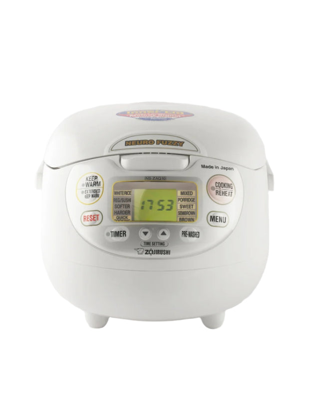 Zojirushi Fuzzy Logic Electronic Rice Cooker, NS-ZAQ 1.0L/1.8L