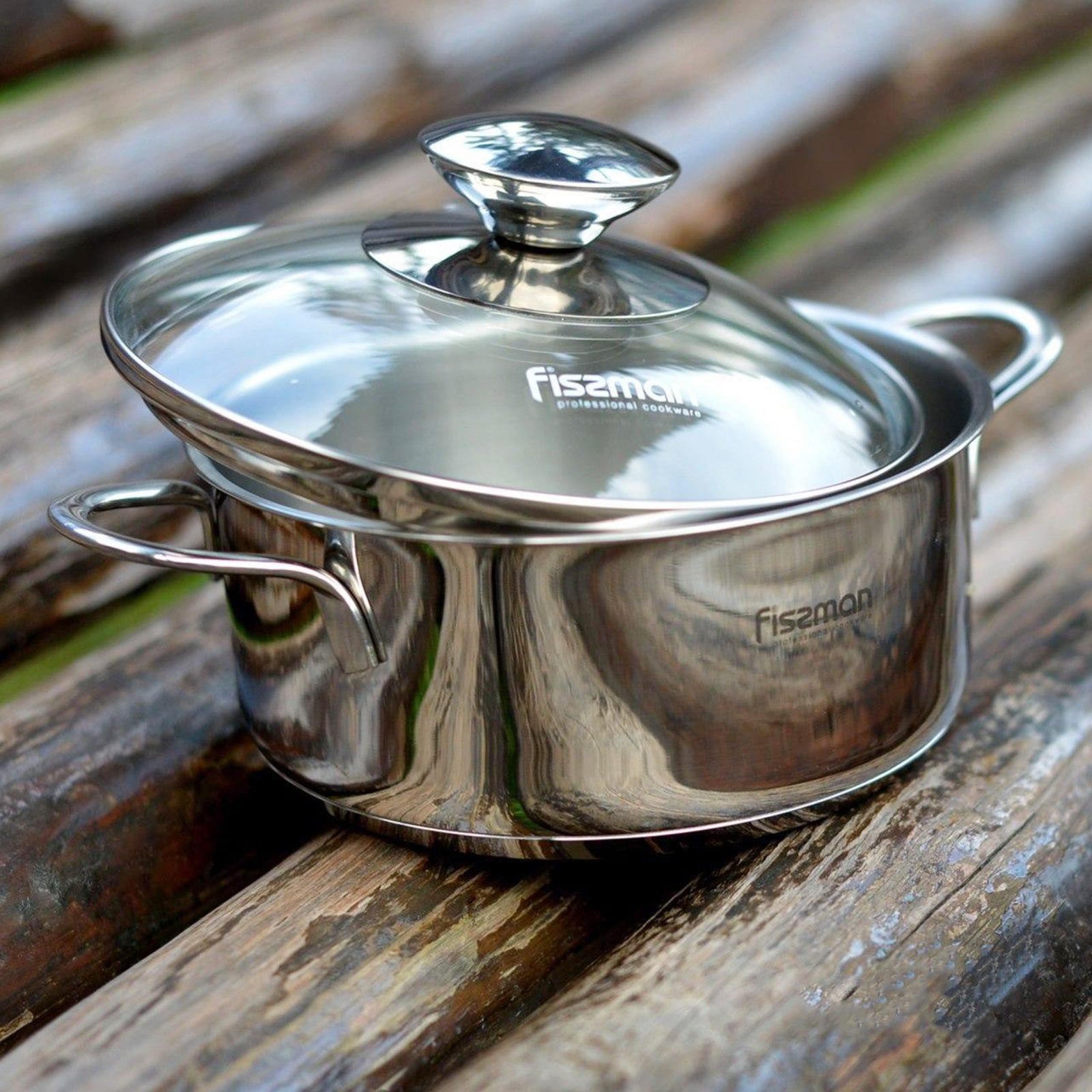 Fissman Saucepot With Lid 14cm/1.1LTR Bambino Series Stainless Steel