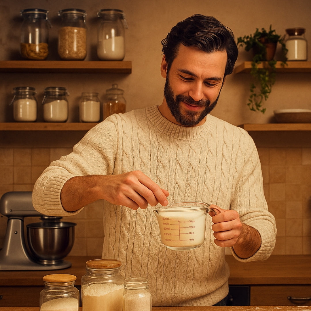 Glass Measuring Jug 500 ml (16oz) | Borosilicate Glass | Easy Pouring, Precision Measurement, Heat-Resistant