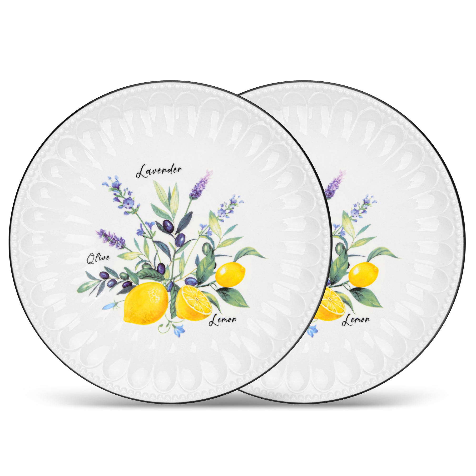 Fissman Set of 2 plates PROVENCE 26 cm (porcelain)