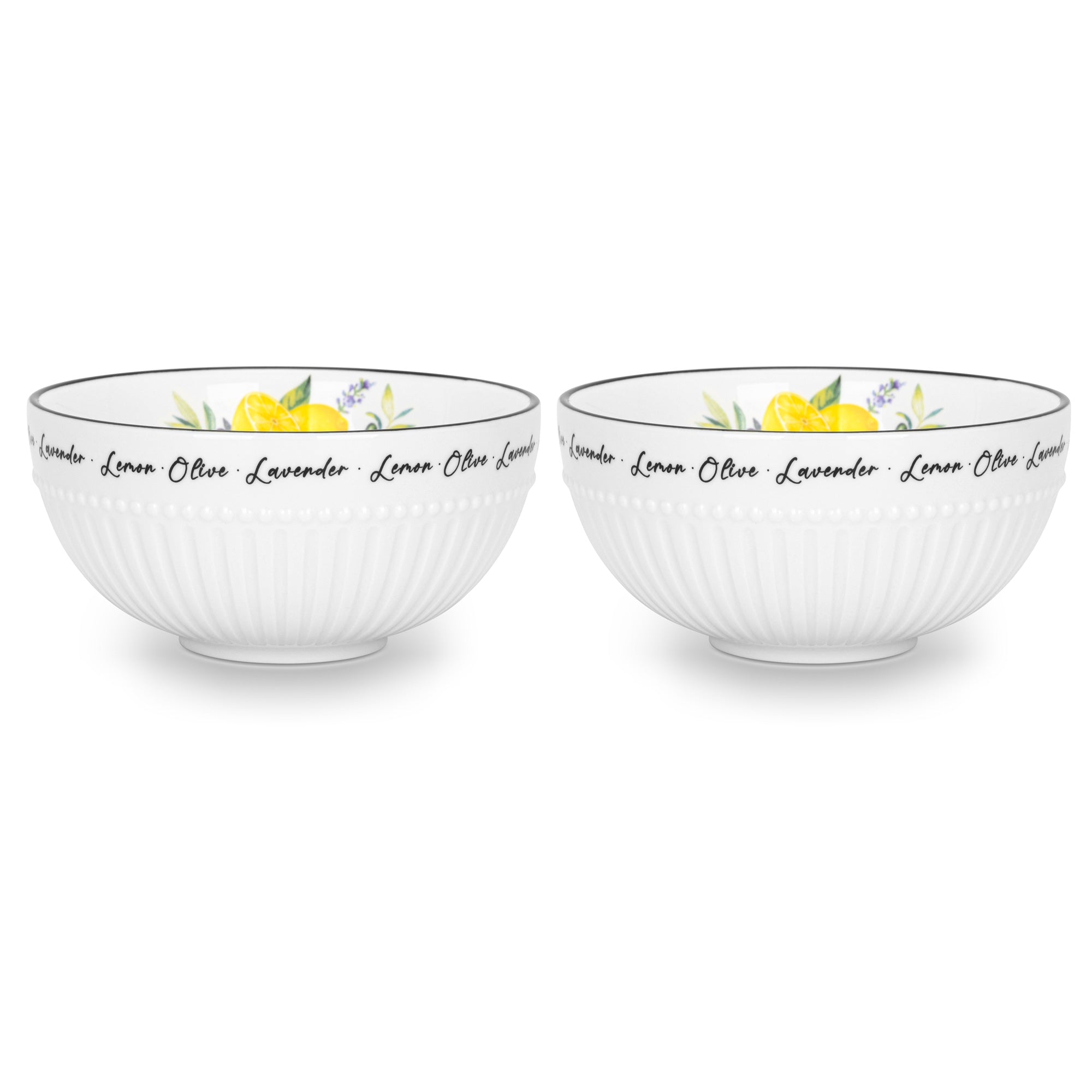 Fissman Set of 2 bowls PROVENCE 12 cm (porcelain)