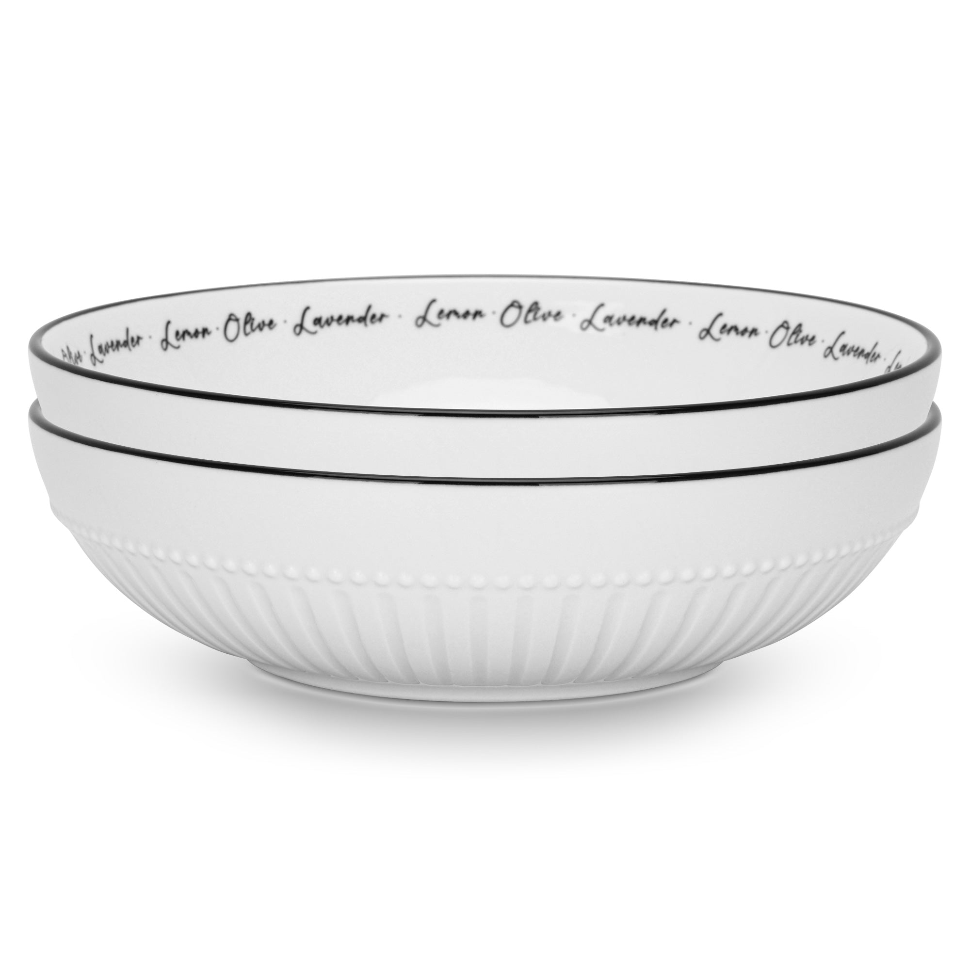 Fissman Set of 2 deep plates PROVENCE 18 cm (porcelain)