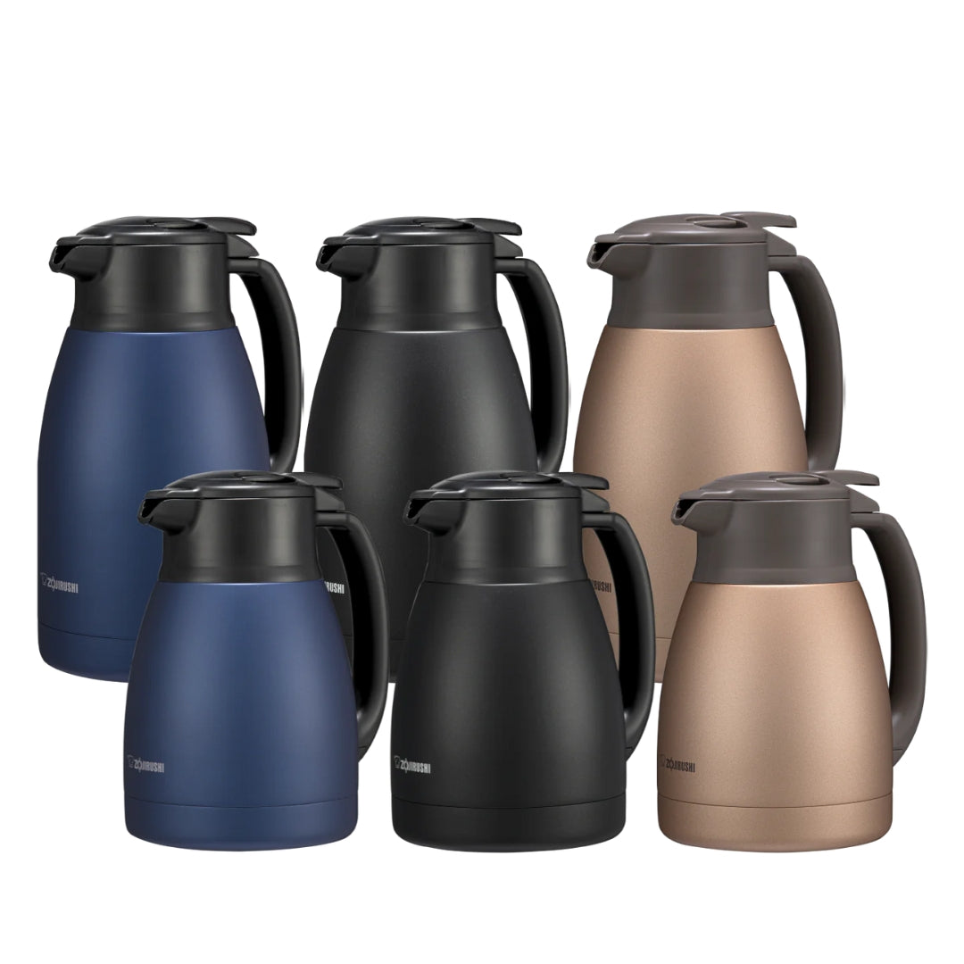Zojirushi Stainless Steel Vacuum Insulated Carafe, SH-HC 1.0L/1.5L/1.9L - Cookette