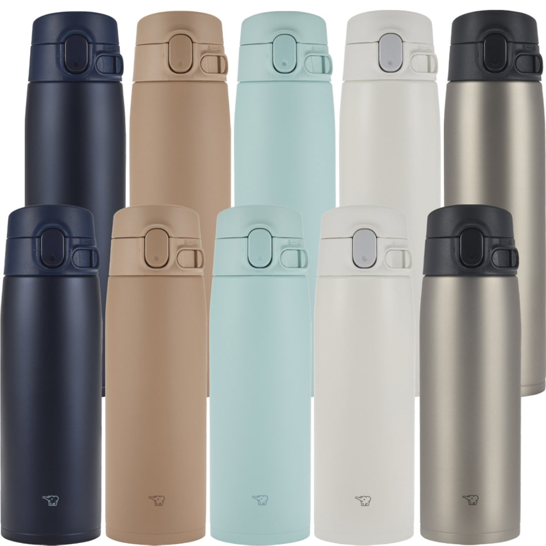 Zojirushi One Touch Stainless Insulated Steel Vacuum Bottle, SM-VA 0.6L/0.72L - Cookette