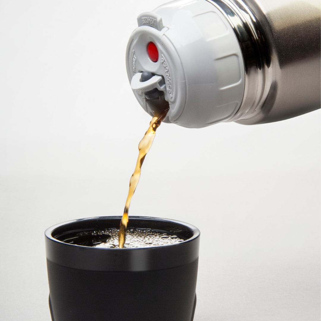 Zojirushi Stainless Steel Vacuum Insulated Bottle with Cup, SJ-JS 0.82L/1.0L - Cookette