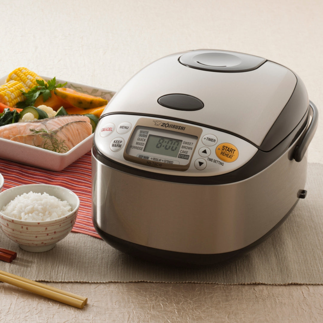 Zojirushi fuzzy Logic Electronic Rice Cooker/Warmer, NS-TSQ 1.0L/1.8L