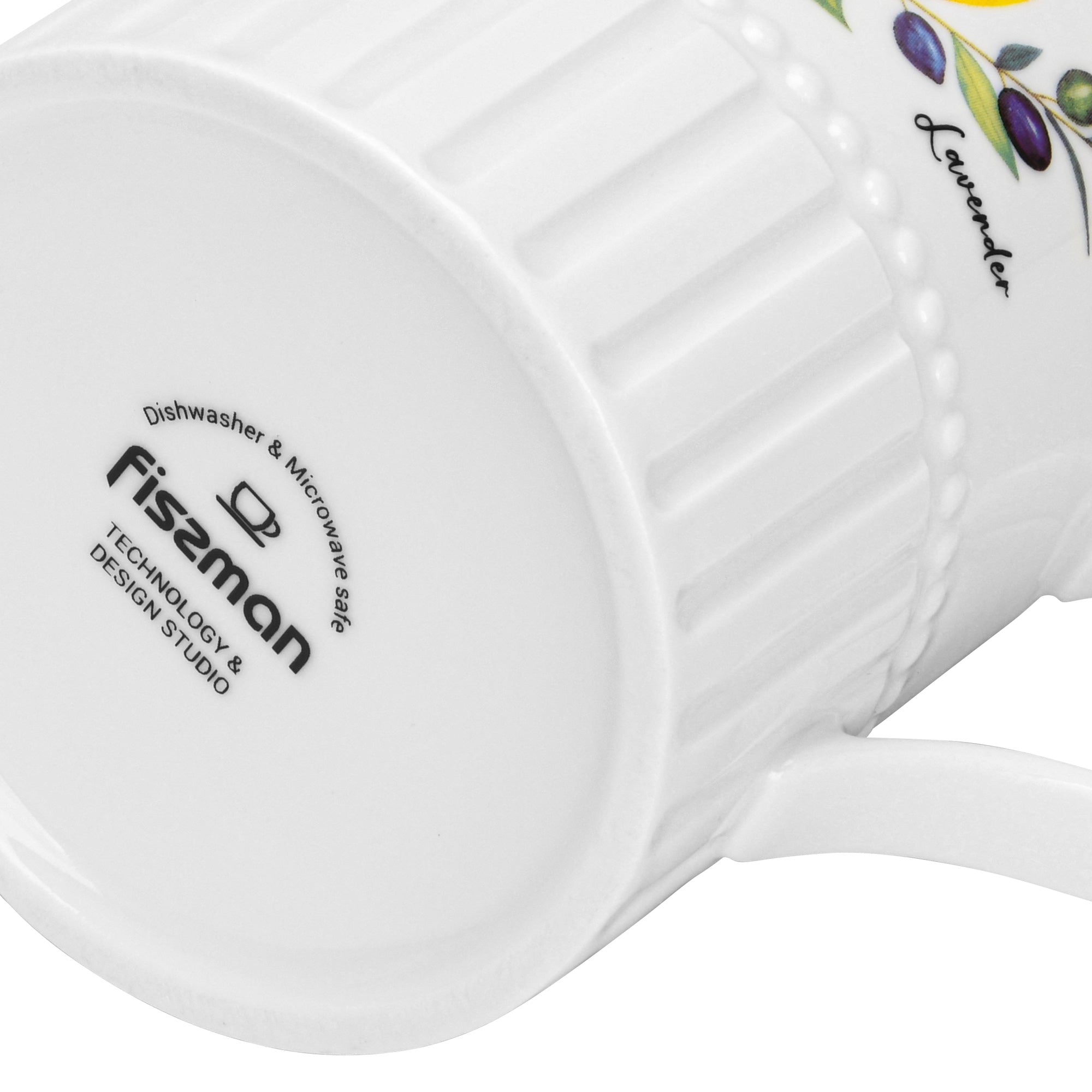 Fissman Set of 2 mugs PROVENCE 400 ml (porcelain)