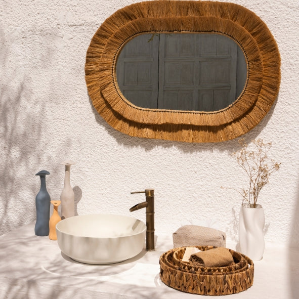 Touche Deco Boho Bliss Basket Set (Set of 3) - 37x37x7.5