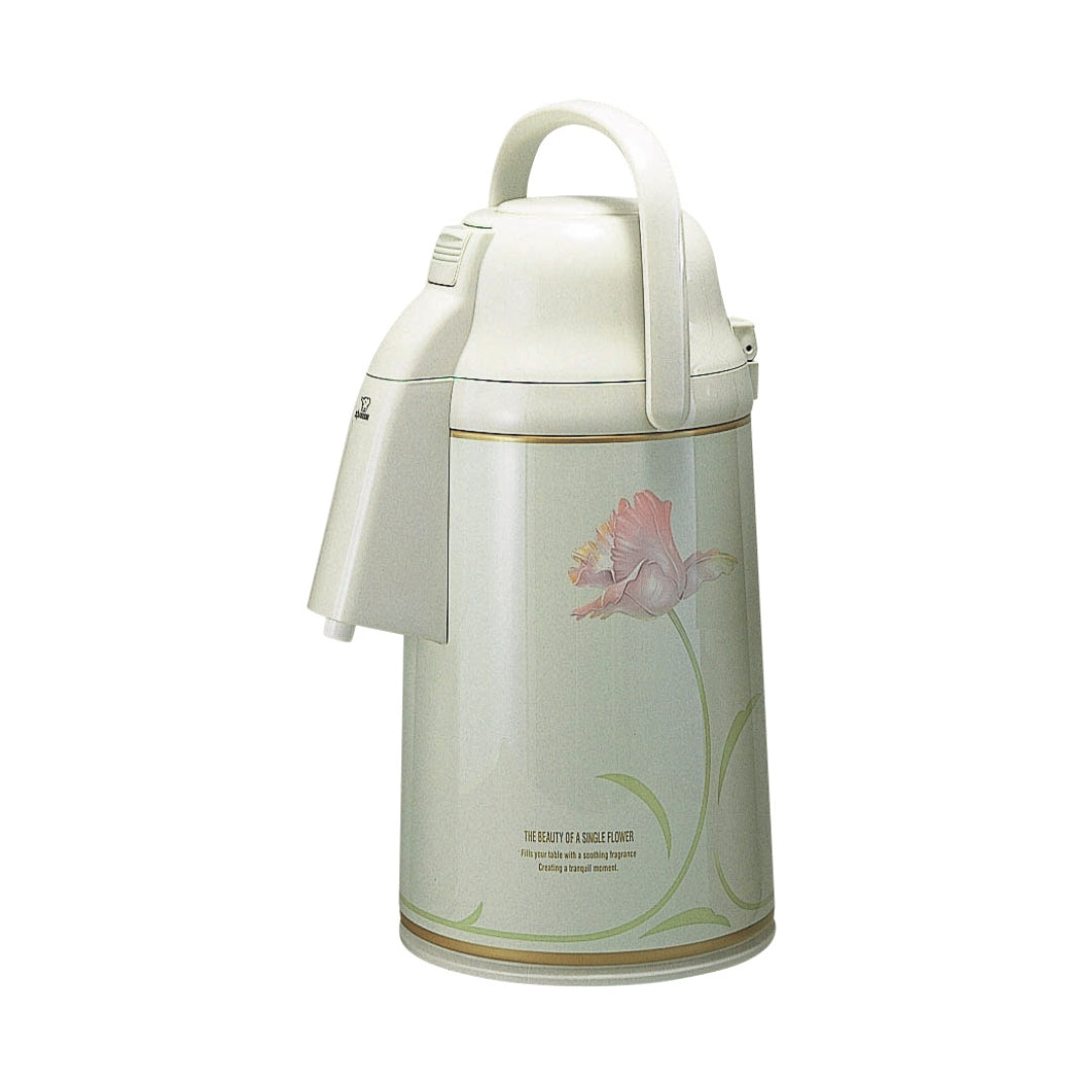 Zojirushi Insulated Glass Lined Beverage Dispenser Air Pot, VRKE - 2.2L/2.5L/3.0L - Cookette