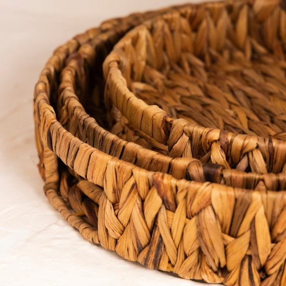 Touche Deco Boho Bliss Basket Set (Set of 3) - 37x37x7.5