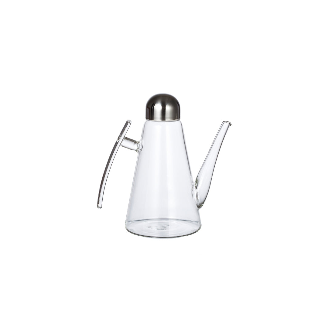 Premium 300 ML & 580 ML Oil-Vinegar Bottles – BPA-Free Borosilicate Glass with Stainless Steel Lid