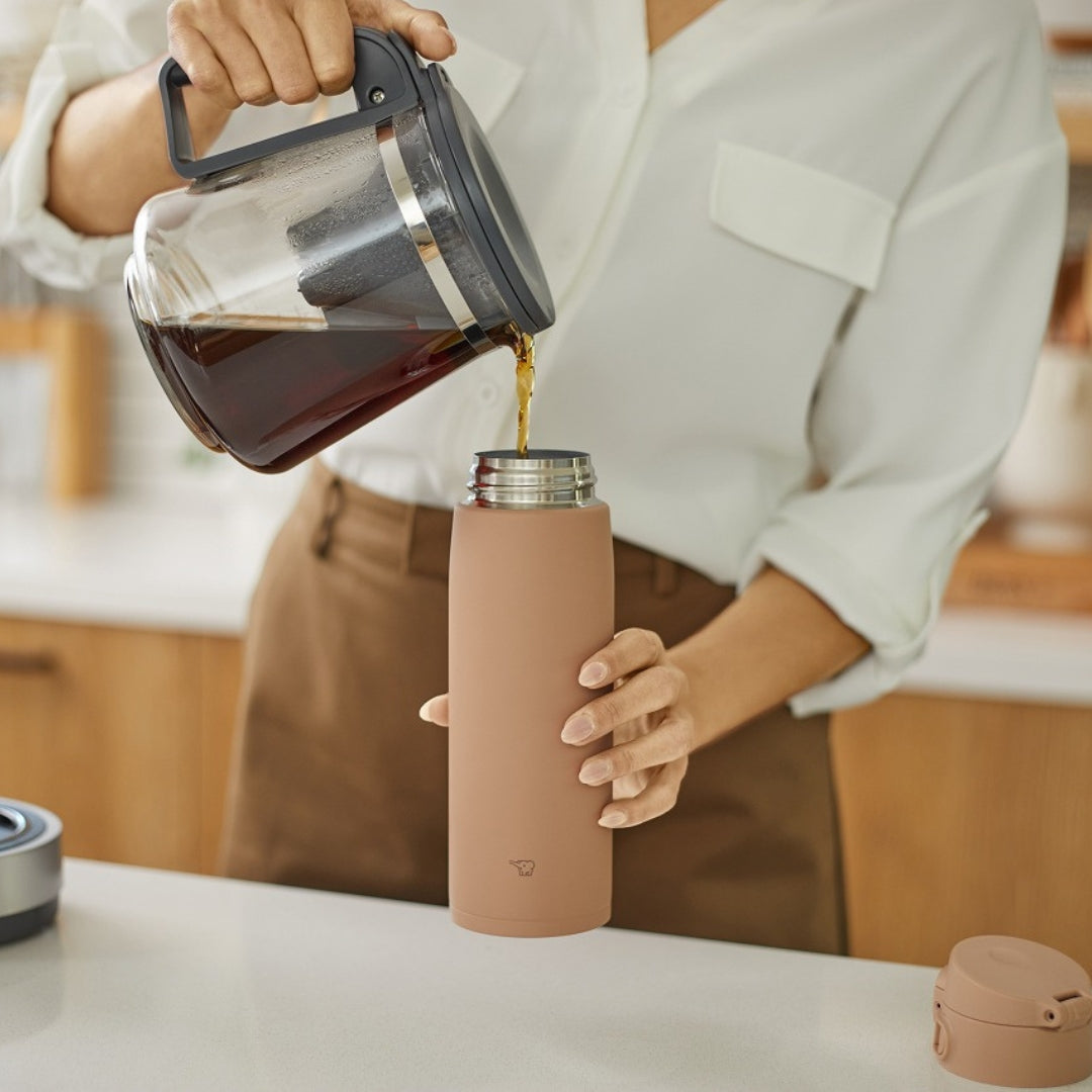 Zojirushi One Touch Stainless Insulated Steel Vacuum Bottle, SM-VA 0.6L/0.72L - Cookette