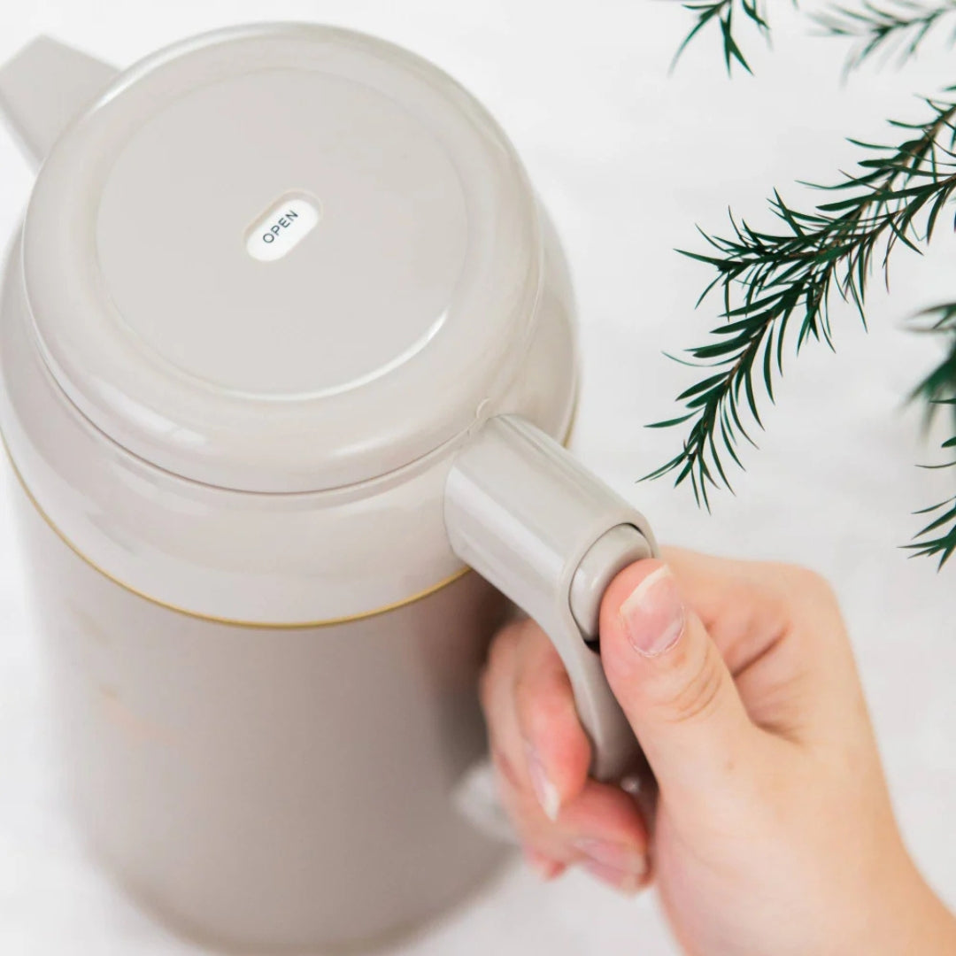 Zojirushi Glass Liner Handy Pot AFFB-10/13/16/19 – Premium Insulated Thermos for Hot & Cold Beverages, Leak-Proof and Durable