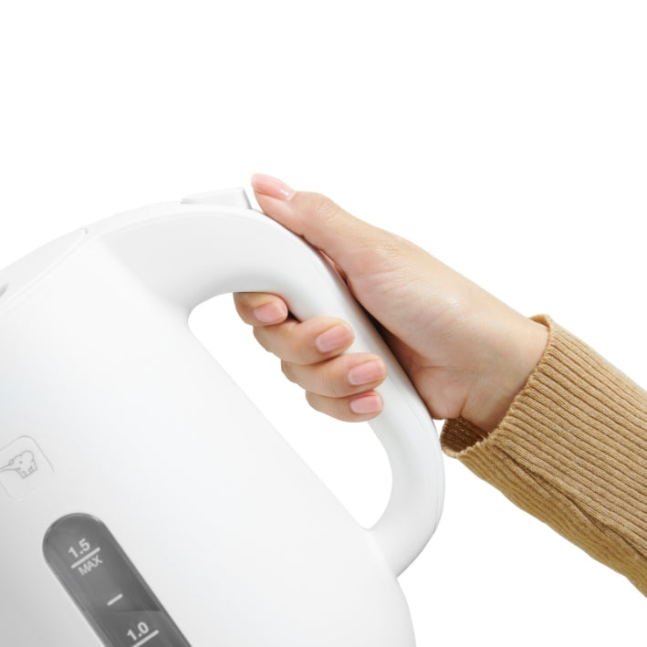 Zojirushi 1.5L Family Safe-Touch Electric Kettle 1300W – White