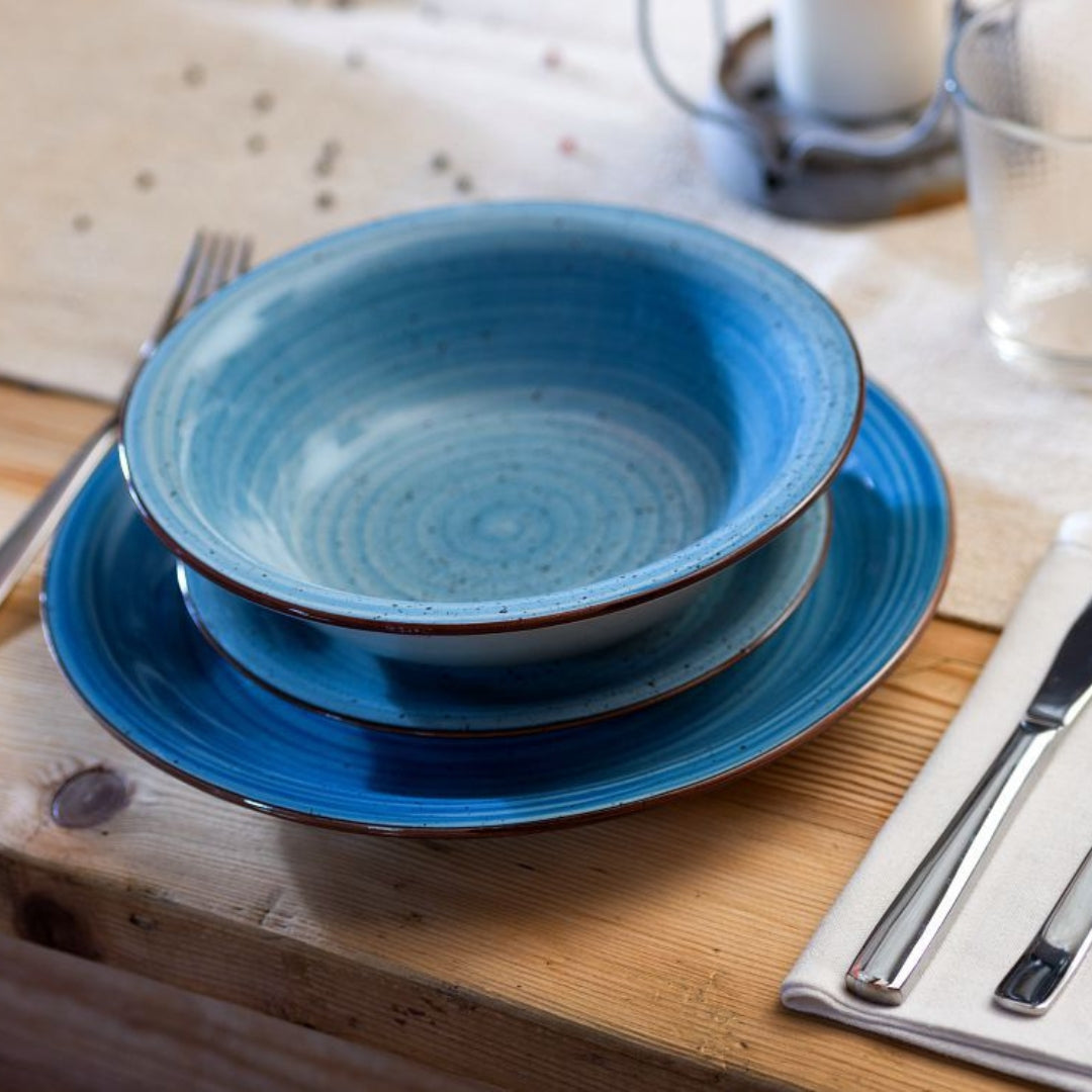 Tognana Louise Art & Pepper 18-Piece Stoneware Dinner Set - Cookette