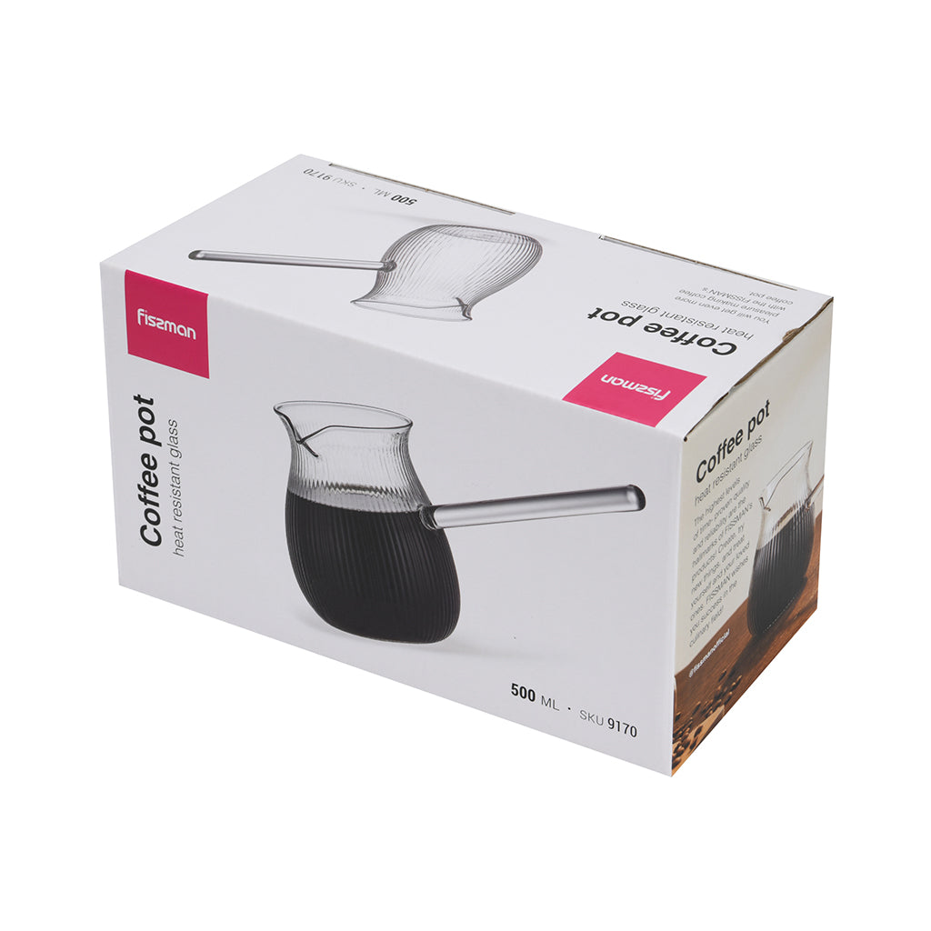 Fissman Coffee Pot 500ml Heat Resistant Glass
