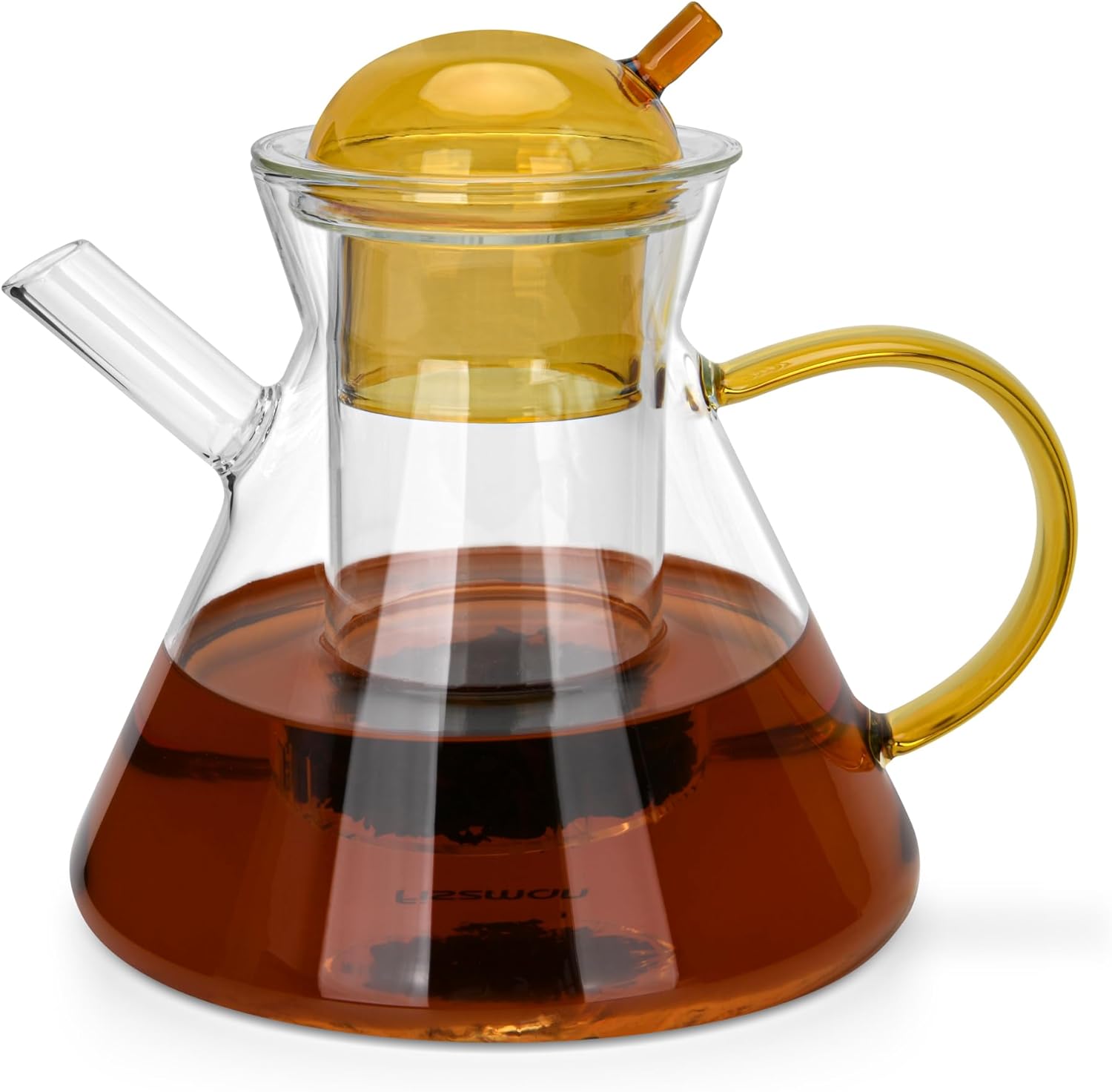 Fissman 950ml Borosilicate Glass Teapot with Infuser Filter