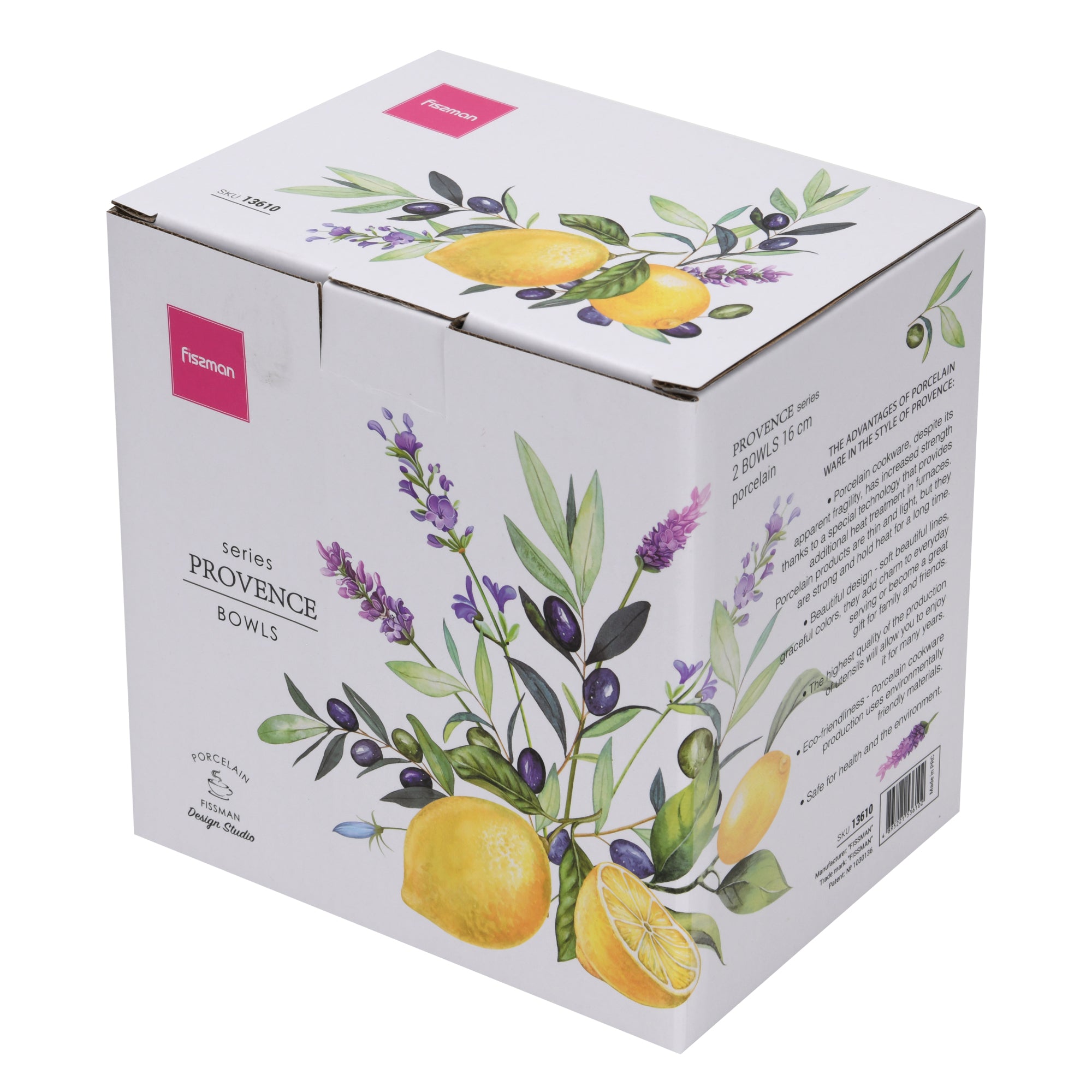 Fissman Set of 2 bowls PROVENCE 16 cm (porcelain)