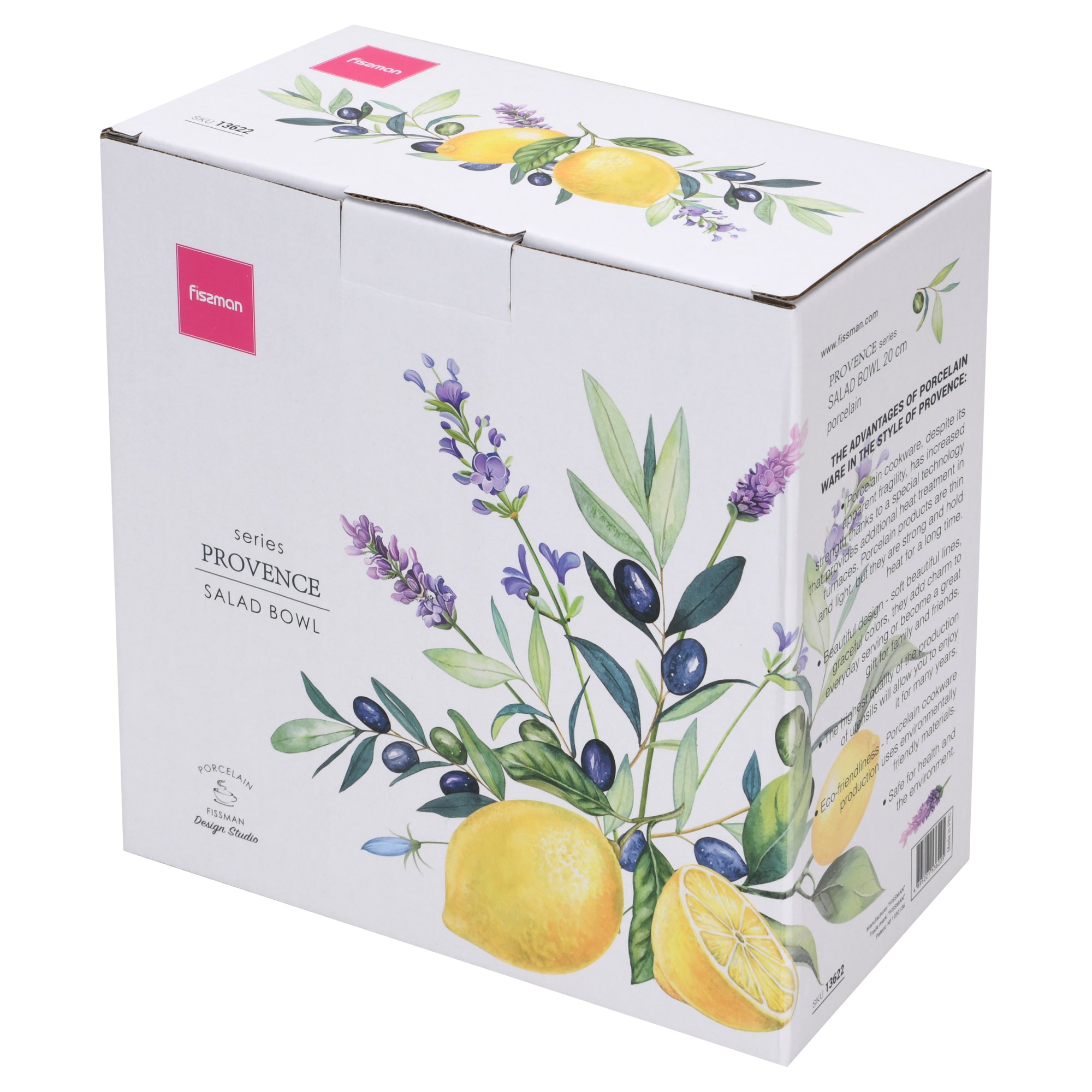 Fissman Salad bowl PROVENCE 20 cm (porcelain)