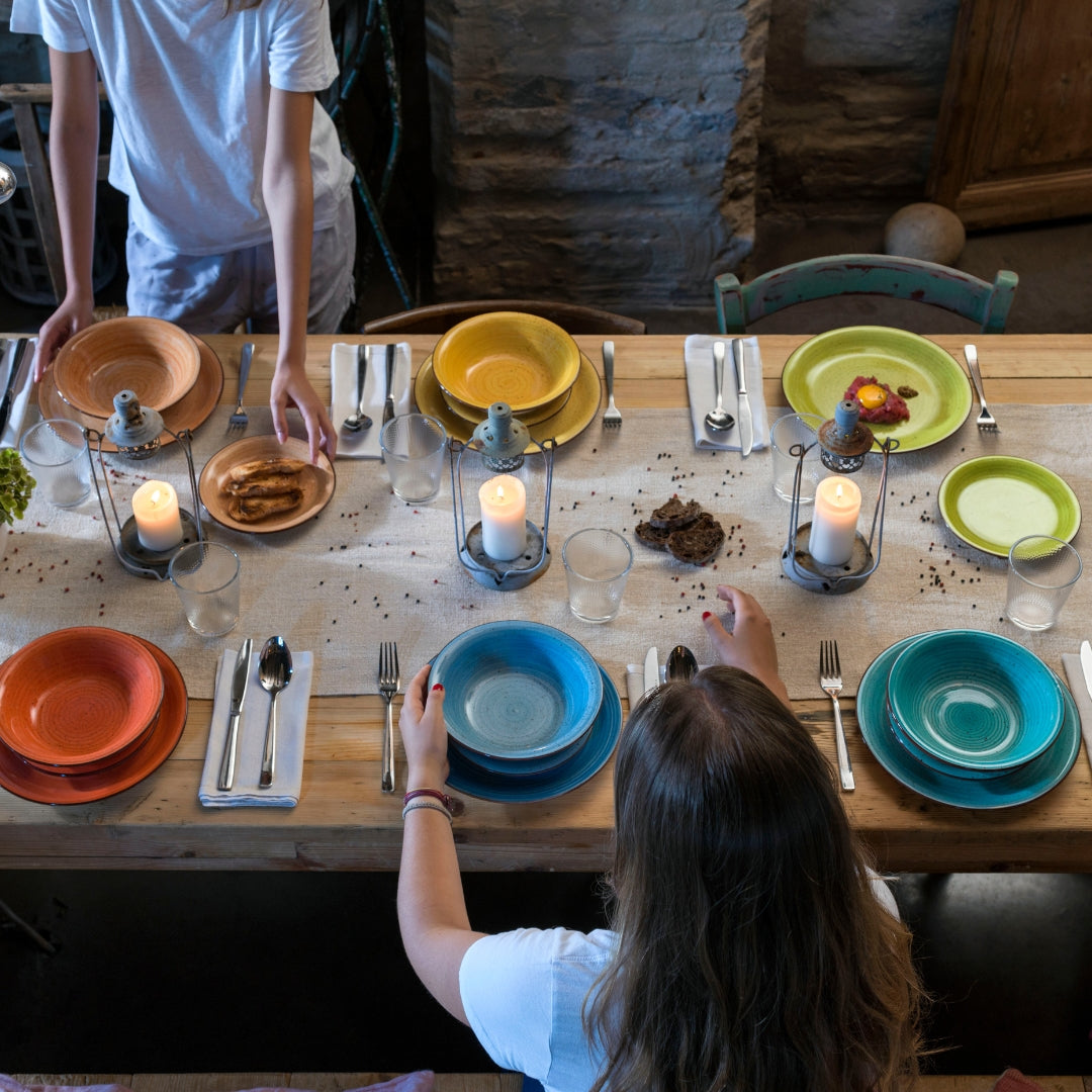 Tognana Louise Art & Pepper 18-Piece Stoneware Dinner Set - Cookette