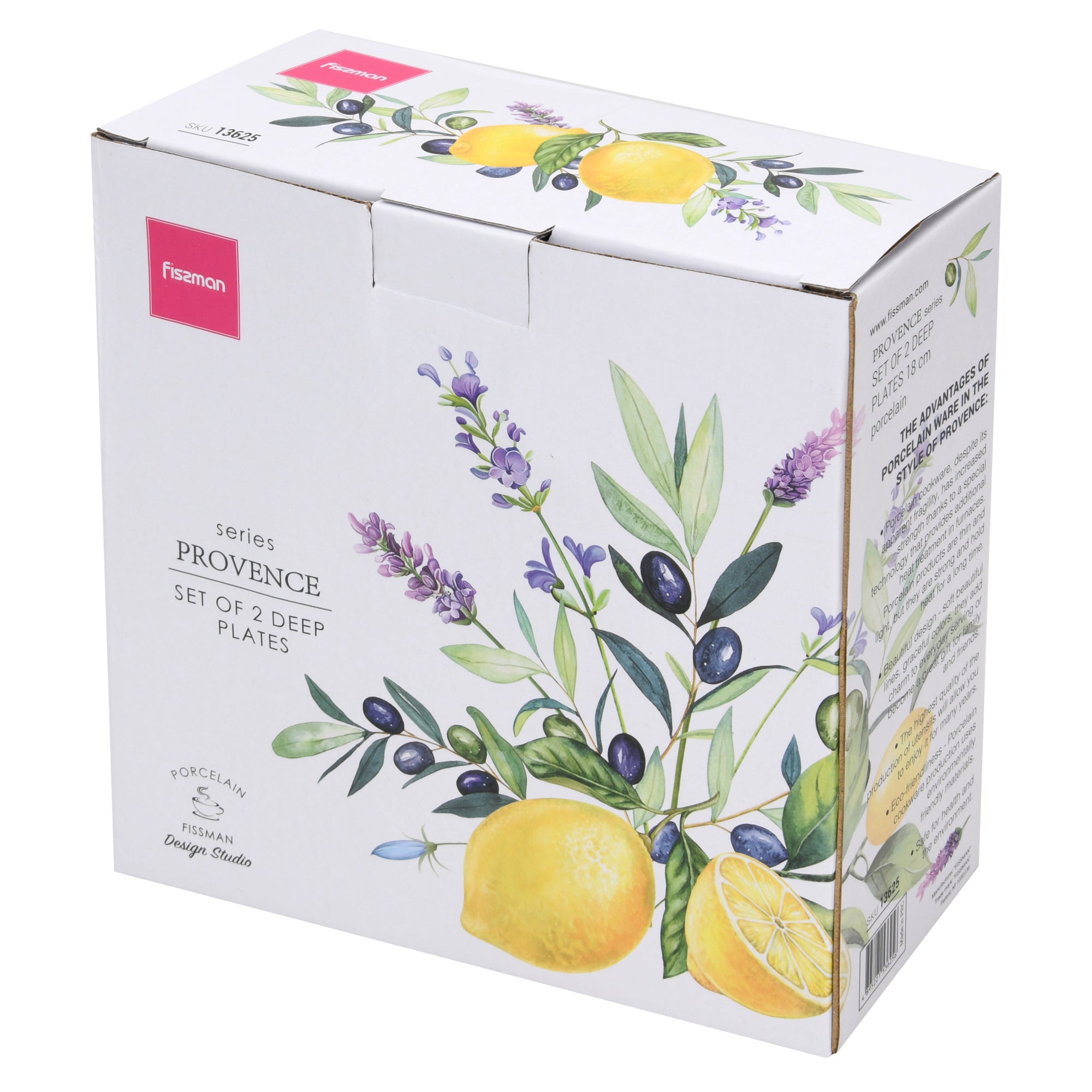 Fissman Set of 2 deep plates PROVENCE 18 cm (porcelain)