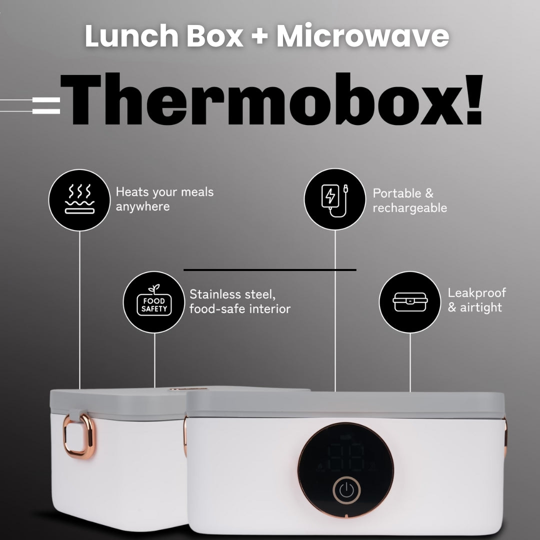 Kanu Thermobox Self-Heating Lunchbox – Portable Food Warmer – Cookette