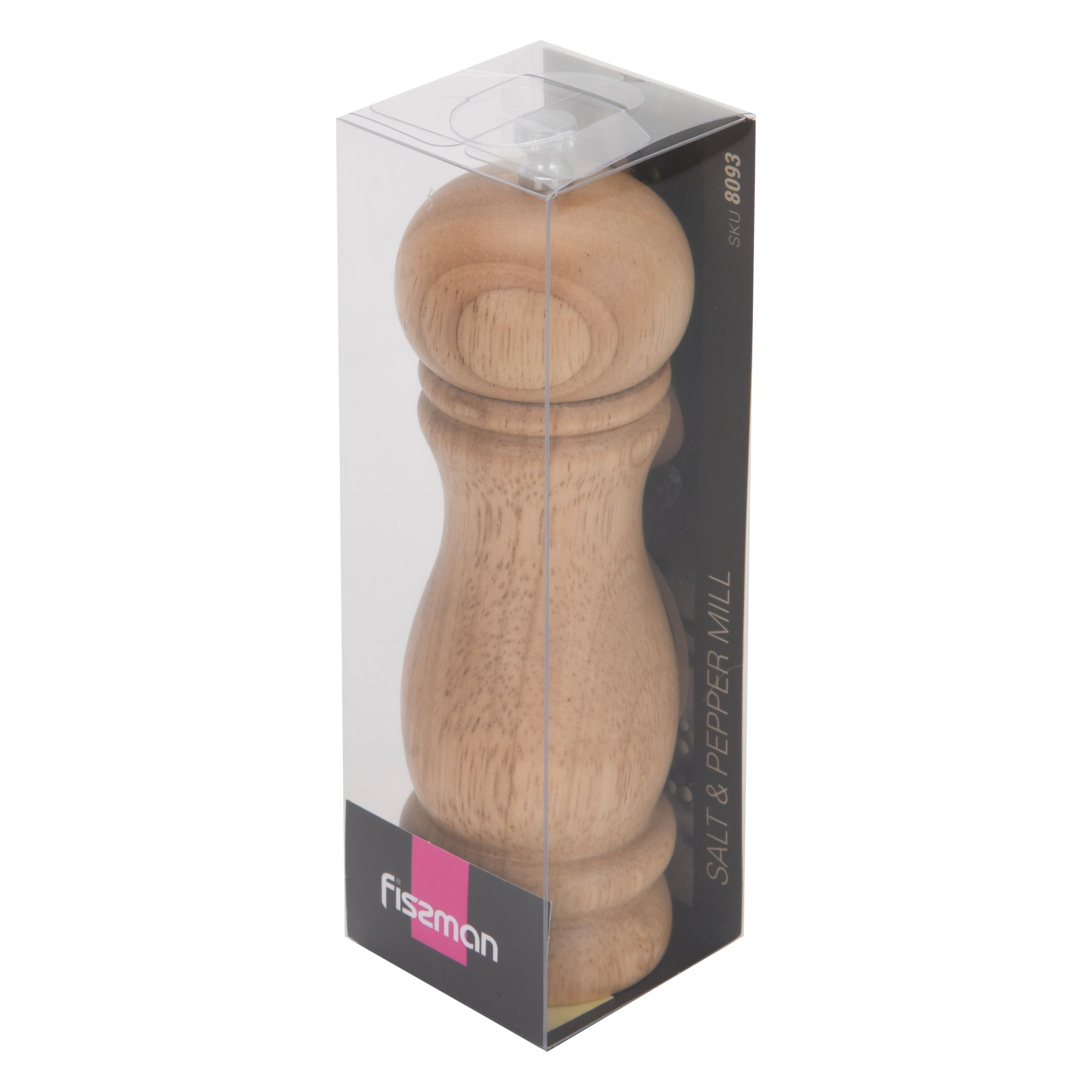 Fissman Salt & pepper mill 16x5 cm (rubber wood body)