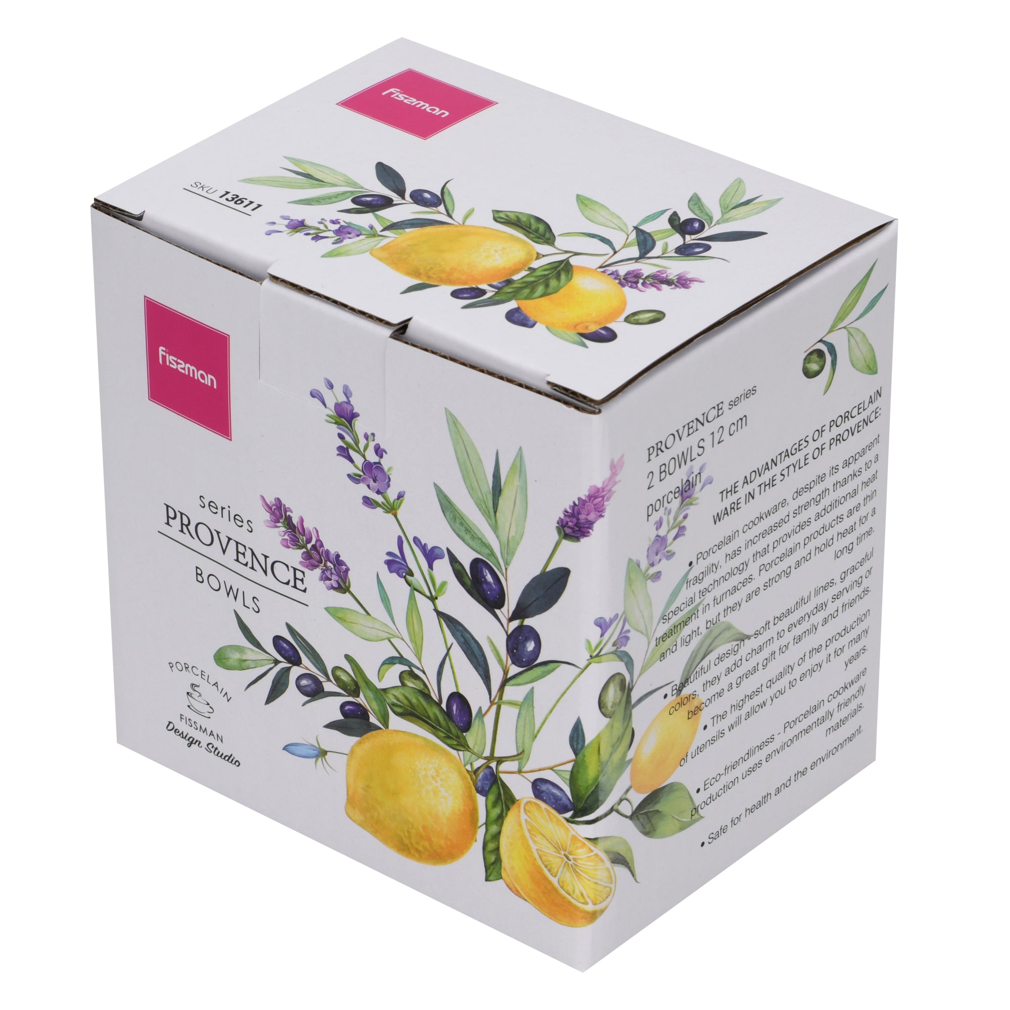 Fissman Set of 2 bowls PROVENCE 12 cm (porcelain)
