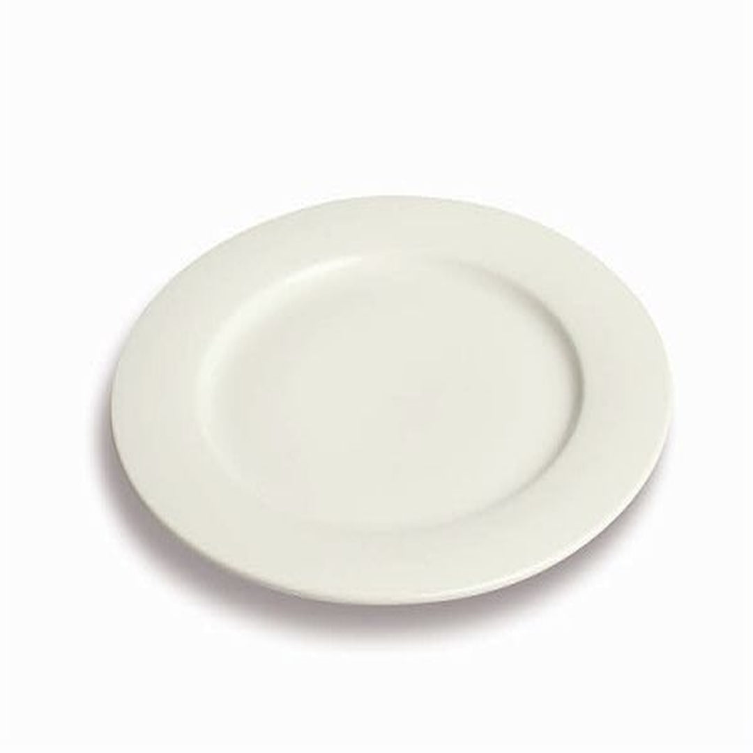 Tognana Procelain Round Platter - Dinner Plate Cm 30 Ambra Bianco - White - Cookette