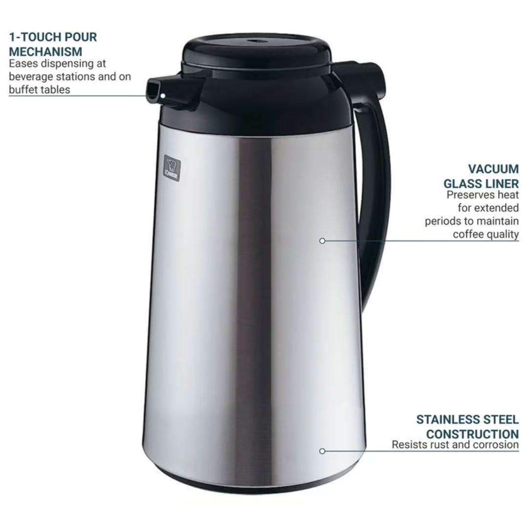 Zojirushi Glass Liner Handy Pot AFFB-10S/13S/16S/19S – Premium Thermal Carafe with One-Touch Pour
