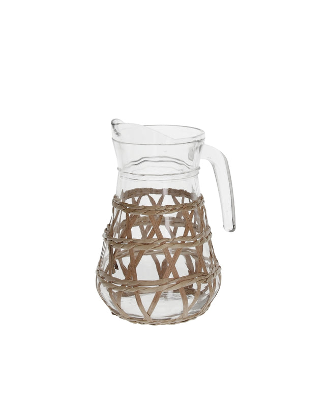 Tognana Netted Glass Pitcher Jug - 49 oz