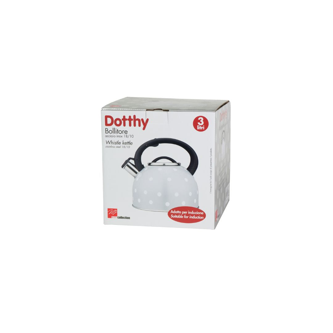 Whistle Kettle Stainless Steel 2.5L - Marby / 3L - Dotthy | Di.mo Casa Collection