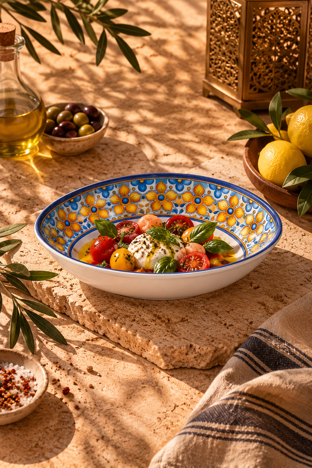 Tognana Deep Melamine Oval/Salad Plate - Show Plate