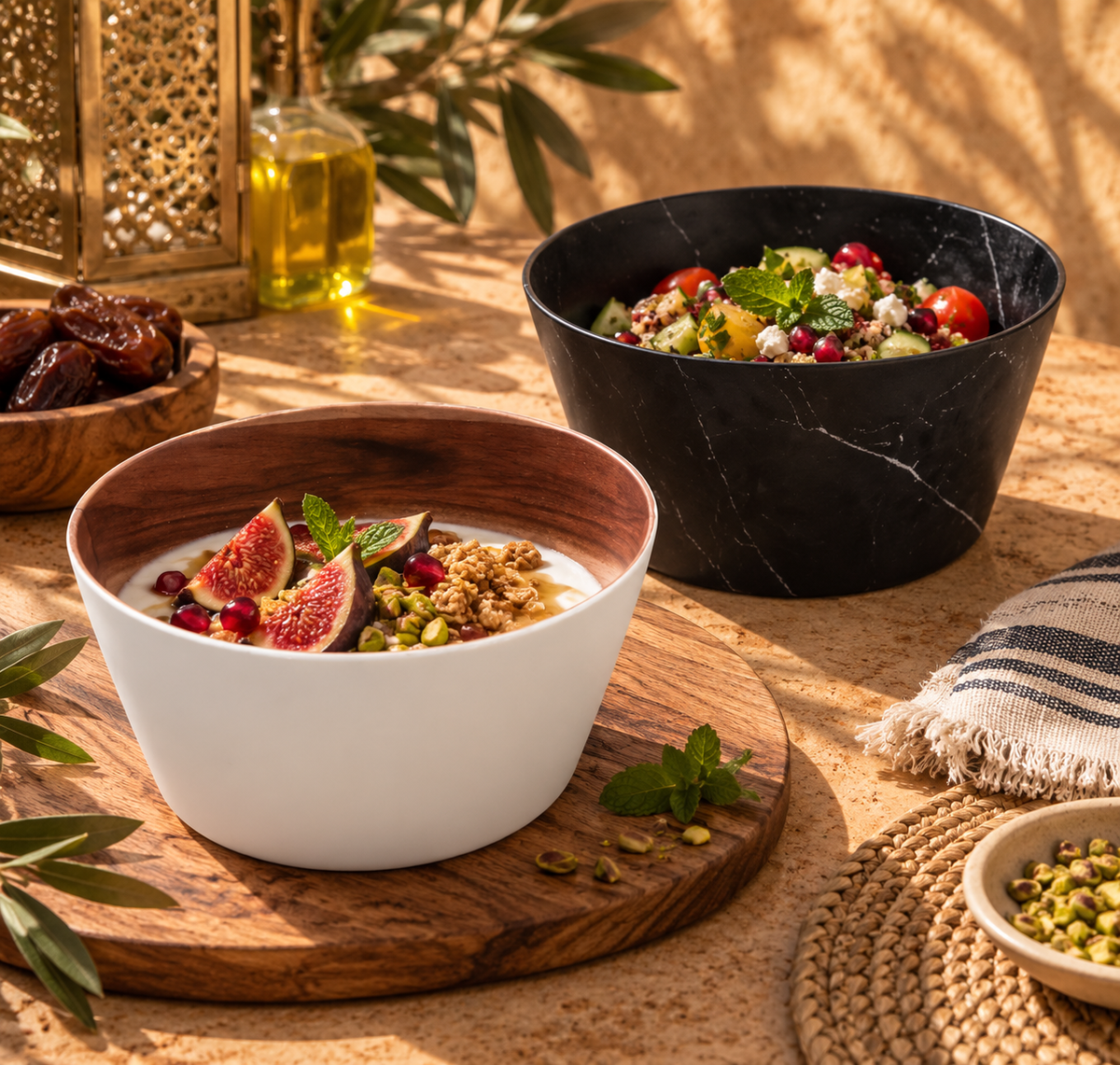 Tognana Bowl High Show Plate 26 CM - Dark